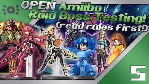 OPEN amiibo Raid Boss Testing (type !rules to read the rules first) (Splice Stream #1099)