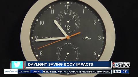 Daylight saving impacts bodies