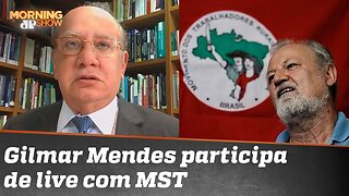 Gilmar Mendes em live com o MST?