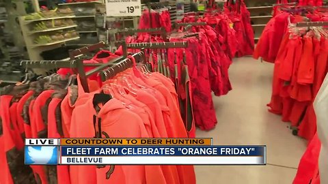 Getting your orange on for Orange Friday at Fleet Farm