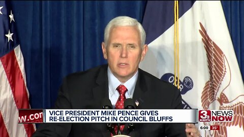 VP Pence gives re-election pitch in Council Bluffs