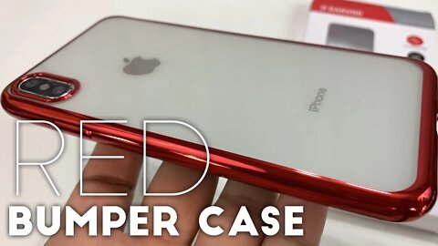 RANVOO Clear Soft iPhone Bumper Case with Red Chrome Review