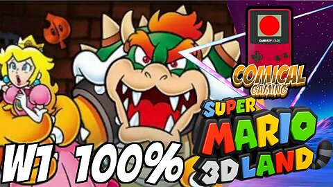 [COMICAL GAMES] Scrubby Plays: Super Mario 3D Land Episode 1 - World 1 100%!