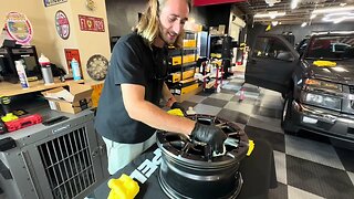 Ceramic Coating my Ford Raptor Wheels