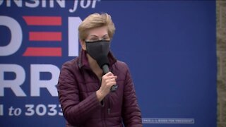 Sen. Elizabeth Warren hosts campaign events on behalf of Joe Biden in Madison and Milwaukee