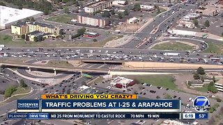 Traffic problems at I-25 & Arapahoe