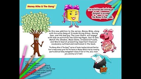 Money Is Easy Activity and Coloring Book Trailer