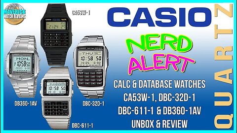 Can't Buy Me Love! | Casio's Best Calculator & Database Watches Comparison, Unboxing & Review