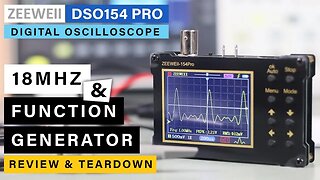 [BRAND NEW 2023] Zeeweii DSO154 PRO Oscilloscope ⭐18Mhz 40MSa/s⭐Is This To Good To Be True?