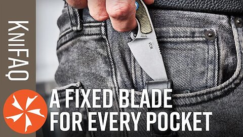 KnifeCenter FAQ #137: Is That A Fixed Blade In Your Pocket?