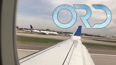 The planes waiting to takeoff at O’Hare International Airport in Chicago, Illinois