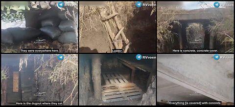 Avdiivka: Russian soldier shows conquered Ukrainian trenches and bunkers