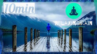 Tropical Rain: 10 minutes meditation with gong
