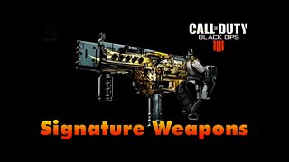 Black Ops 4 - Signature Weapons *NEW FEATURE* REVEALED!