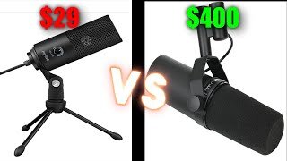 30$ mic vs 400$ mic (Joe Rogans microphone)