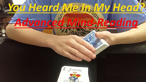 Say 'Stop' in Your Head - Performance of This AMAZING Card Trick