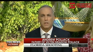 Father of Parkland Victim Unleashses Brutal Attack on Mainstream Media "Today It's Not About Guns"