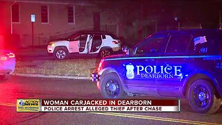 Police arrest alleged carjacker after chase in Dearborn