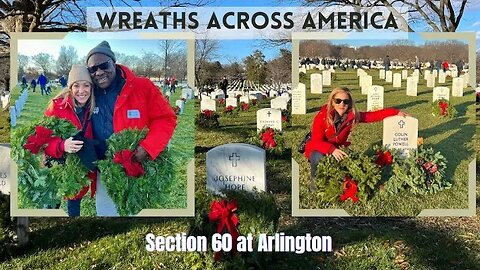 Wreaths Across America | Section 60 Arlington National Cemetery | Justice Clarence Thomas | Kabul 13