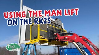 Man Lift in Action with the RK25 - E75