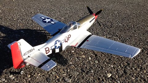 A Quick Flight on Cold Day with the Parkzone Ultra Micro P-51 Mustang BNF with AS3X Technology