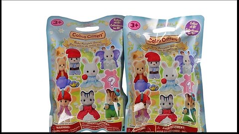 Unboxing Calico Critter fairytale series blind bags!!!