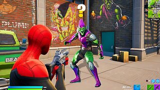 GREEN GOBLIN ARRIVES in Fortnite! (New Weapon, Tobey Maguire NPC, MJ NPC)