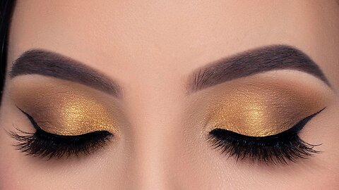 Golden Brown Eye Makeup Tutorial Using Affordable Products