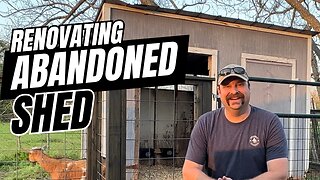 SHED RENOVATION (Abandoned Shed Converted to a Milking Barn) Time Lapse