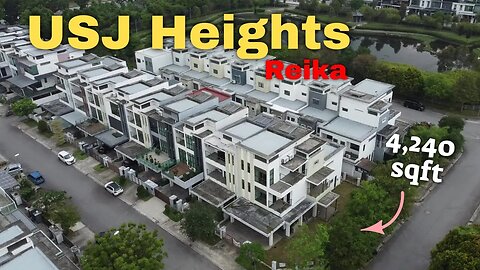 Reika, USJ Heights RM2.55M 2.5 Storey (LA :4,240 sqft) CORNER, House Tour