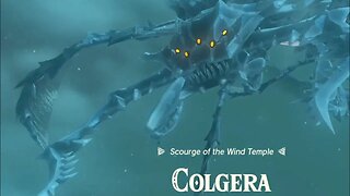 Defeating Colgera (Scourge of the Wind Temple) - The Legend of Zelda: Tears of the Kingdom