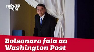 Jair Bolsonaro diz que acusações contra Flávio são de pessoas que querem criticá-lo