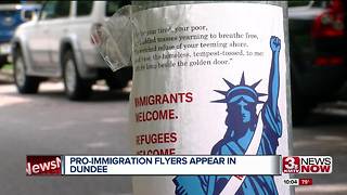 Pro-immigration flyers appear in Dundee