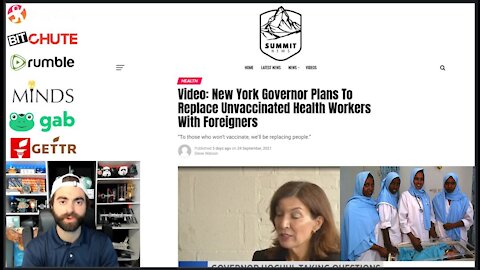 NY Governor Plans To Replace UNVACCINATED Health Care Work Force With 'Foreigners'