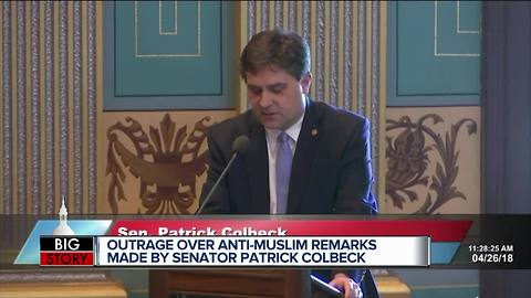 Outrage over anti-muslim comments make by senator Patrick Colbeck
