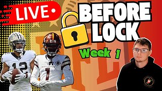 LIVE Before Lock... Week 1 Q & A | Fantasy Football Stream #55