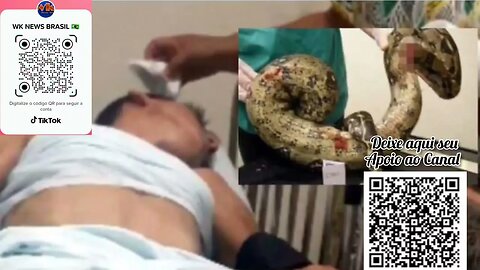 Urgente! Homem quase morre ao inserir cobra no ânus