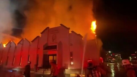 Massive Fire Destroys L.A. Church