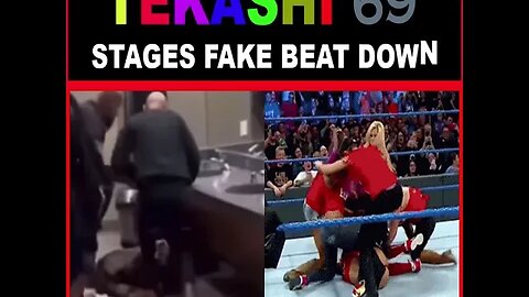 TEKASHI STAGES FAKE BEATDOWN