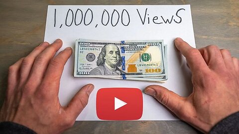 How much YouTube paid me for One Million Channel Views... Not Why I Started - Straight Talk