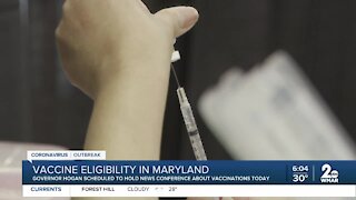 Vaccine eligibility in Maryland