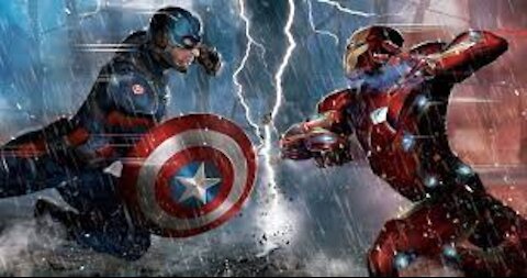 Captian america VS Iron Man Marvel's War Machine Combat Scenes