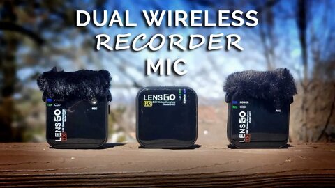LensGO Dual Wireless Mic and Recorder