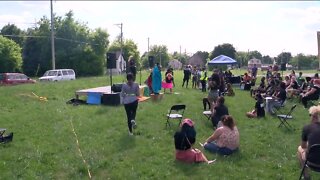 Crowds gather for Juneteenth block party near 20th and Garfield