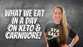 WHAT WE EAT IN A DAY ON KETO AND CARNIVORE