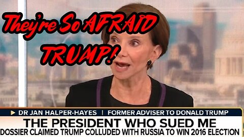 Dr. Jan Halper-Hayes: "They're So AFRAID, They Want To DESTROY Him!"