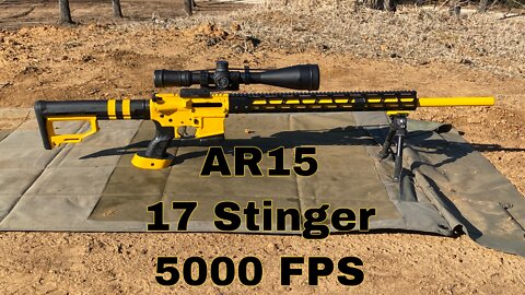 AR15 17 Stinger Broke 5000 FPS