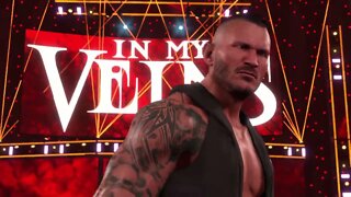 WWE 2K22 Brock lesnar vs Randy orton vs John cena || Undisputed championship match.