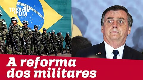 Bolsonaro entrega projeto de reforma da Previdência dos militares