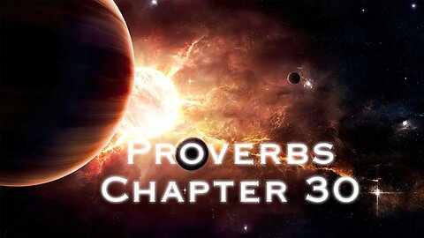 Proverbs Chapter 30 | Preaching by Pastor Anderson